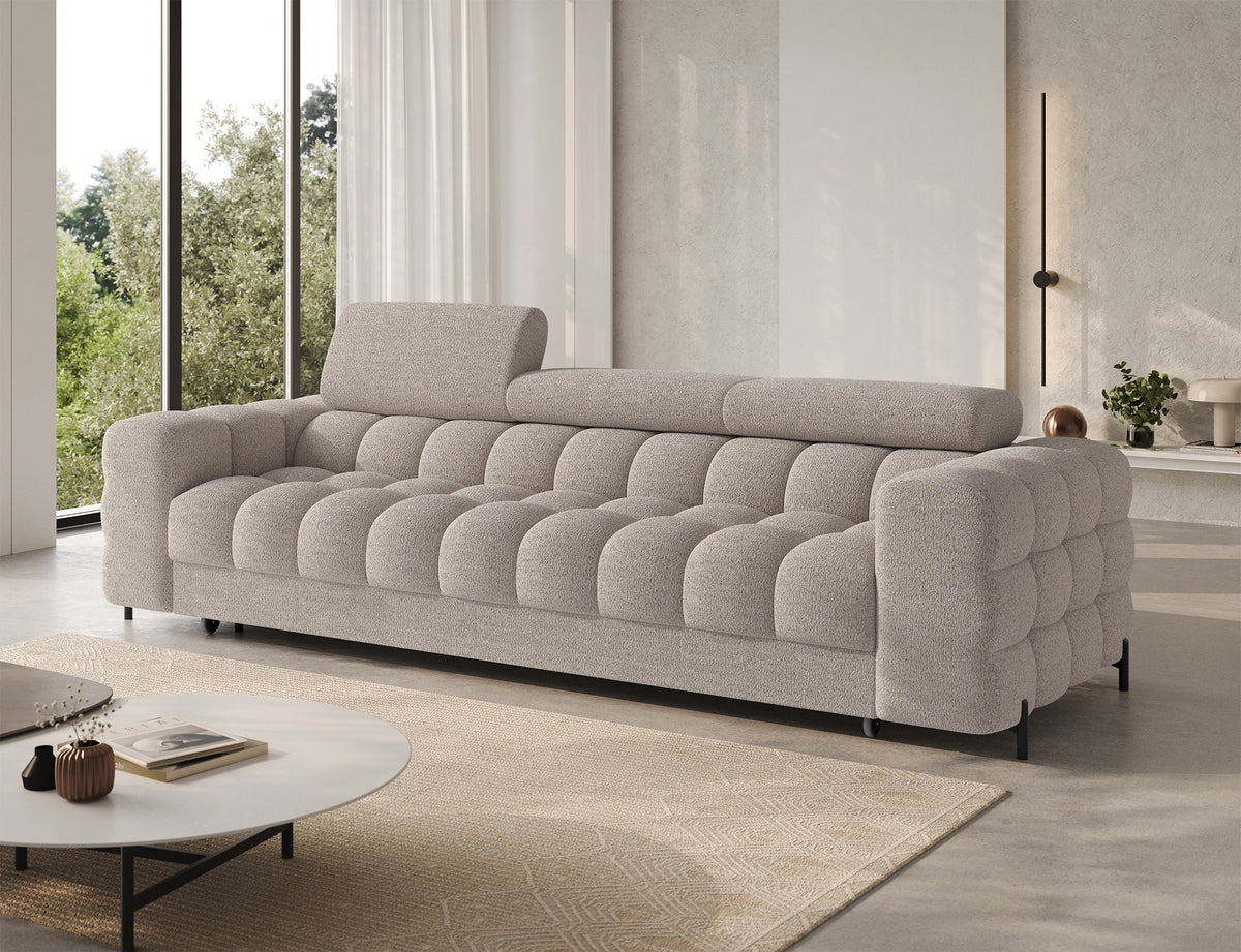 Festello 3 Seater Sleeper Sofa - Beige