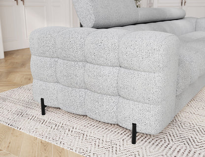 Festello 3 Seater Sleeper Sofa - Light Grey