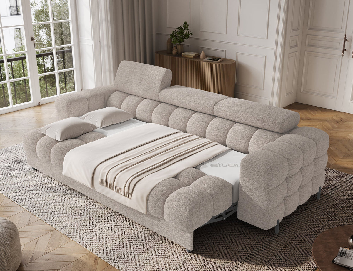 Festello 3 Seater Sleeper Sofa - Beige