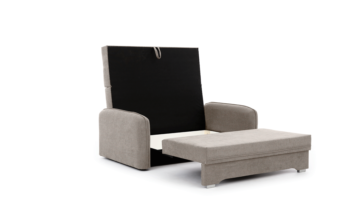 Laine Condo Style 2 Seater Storage Sleeper Sofa - Beige