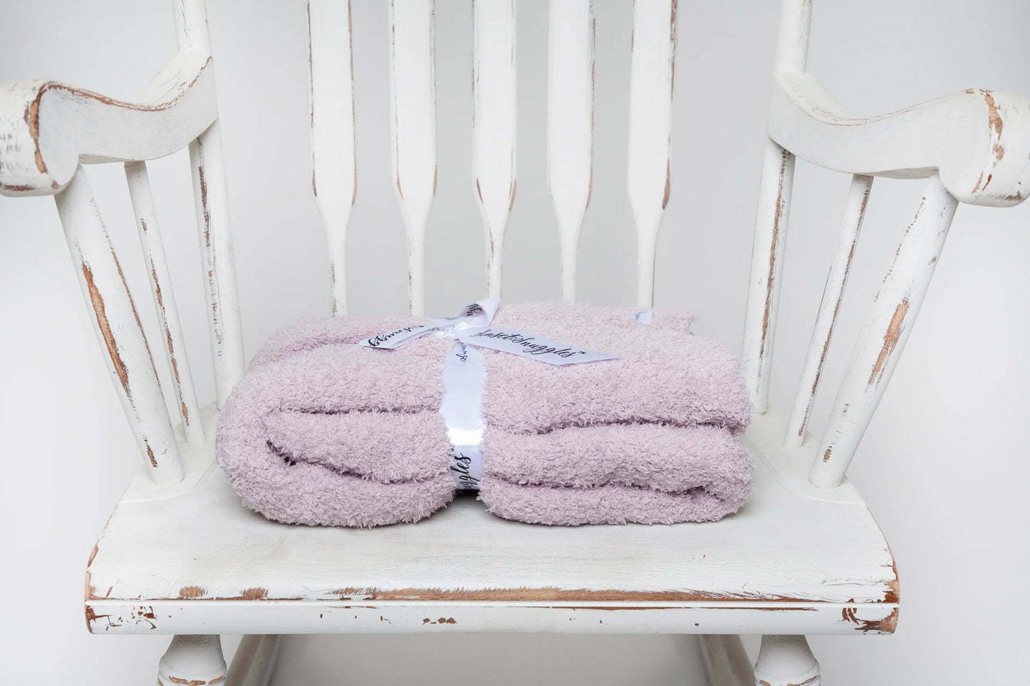 Kleinkinderdecke mit doppellagigem „Iced Lilac“-Vollflächendruck