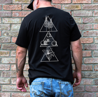 Geometric Saskatchewan Unisex T-shirt | Saskatchewan Clothing