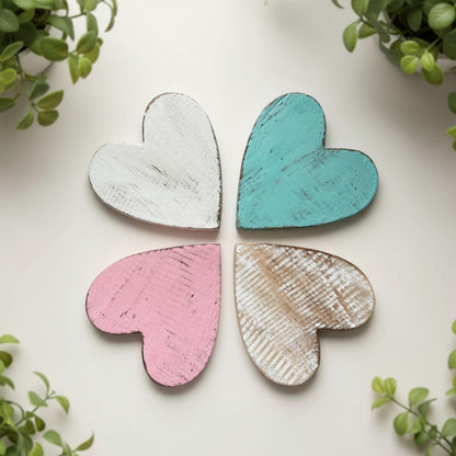 Wooden Heart Coaster