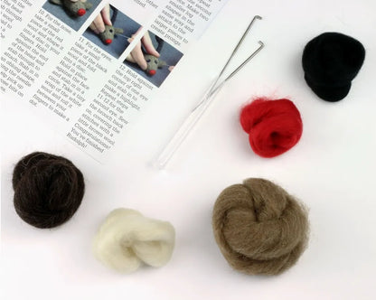 Hawthorn Handmade Rudolph Brooch Felting Kit