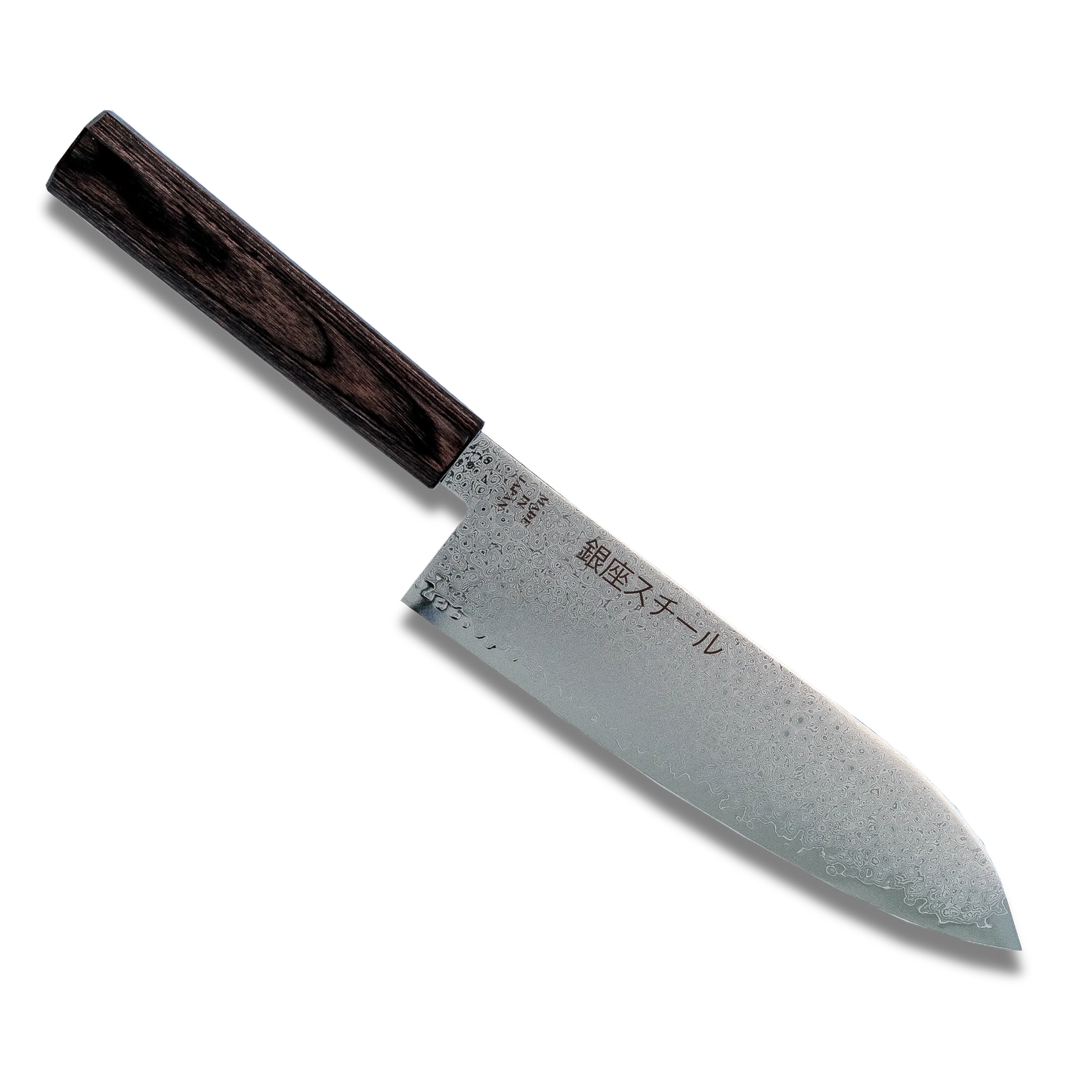 Seiryū (青龍) Serie - Santokumesser 180mm VG10 Damaststahl