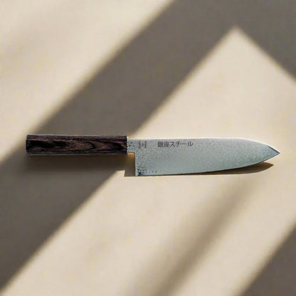 Seiryū (青龍) Serie - Santokumesser 180mm VG10 Damaststahl