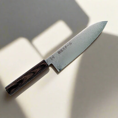 Seiryū (青龍) Serie - Santokumesser 180mm VG10 Damaststahl