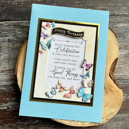 Die Cut Decoupage - A Kaleidoscope of Butterflies (2 Pack)