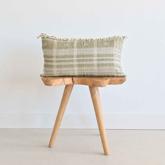 BHUJODI PILLOW COVER - NATURAL