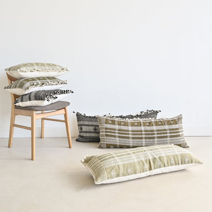 BHUJODI PILLOW COVER - NATURAL