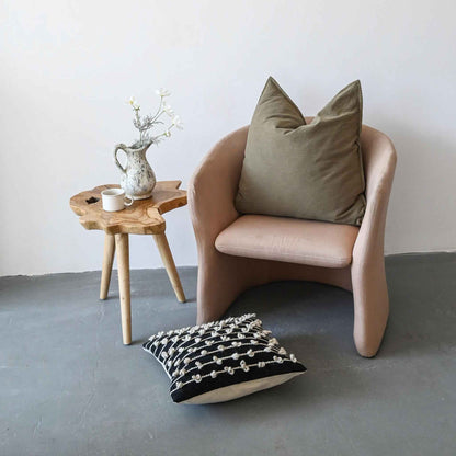 COTTON/ LINEN - OLIVE