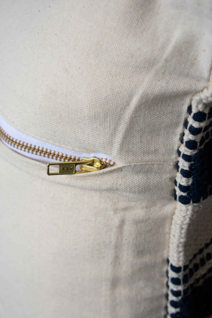 COTTON CANVAS - NAVY RIPPLE