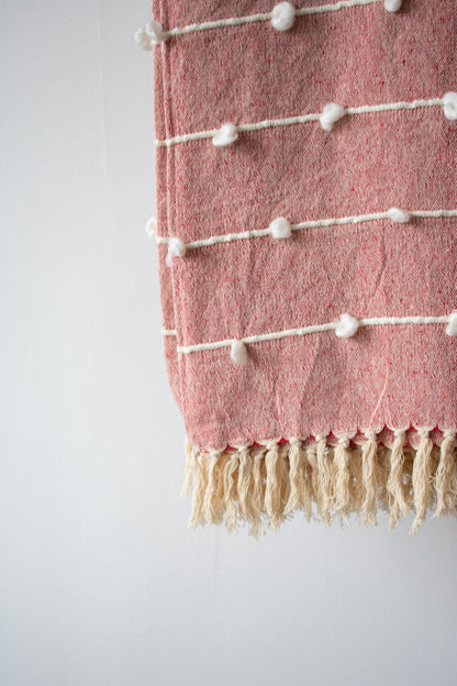 THROW BLANKET - ROSEWOOD