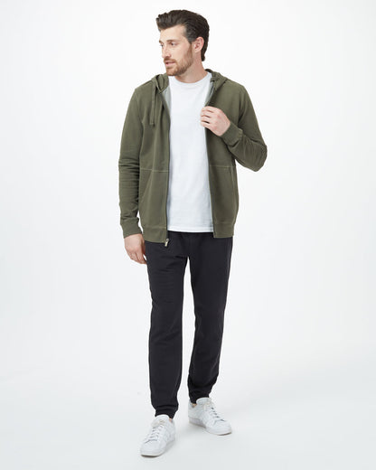 French-Terry-Kapuzenjacke mit Reißverschluss