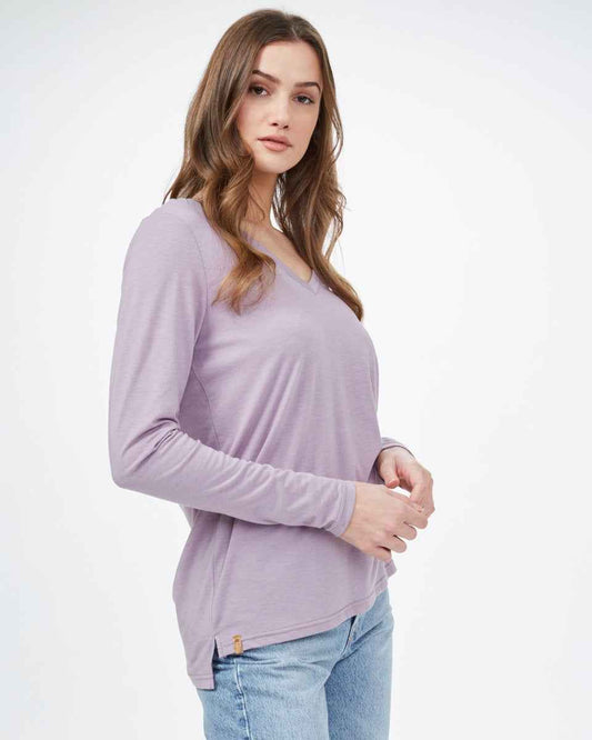 TreeBlend V-Neck Longsleeve T-Shirt