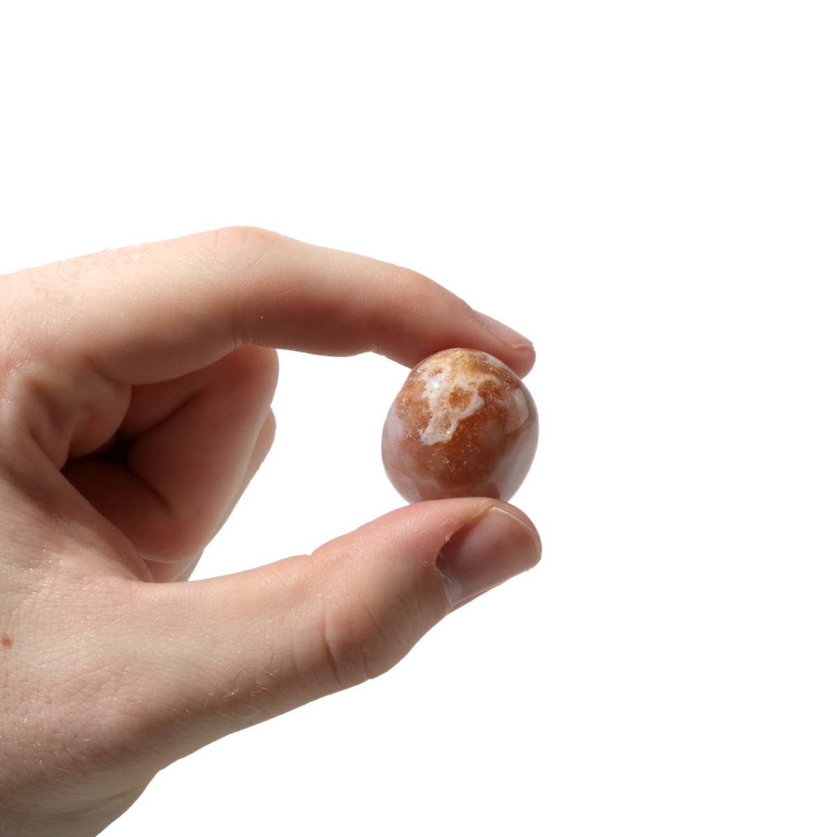 Flower Agate Tumbled Stone