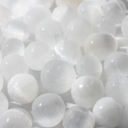 Selenite Tumbled Stones - Hand Polished