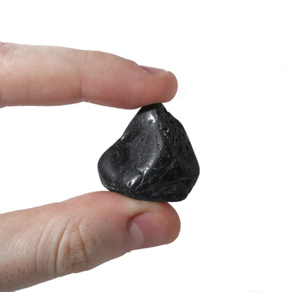Black Tourmaline Tumbled Stones B - Free Form - 1lb