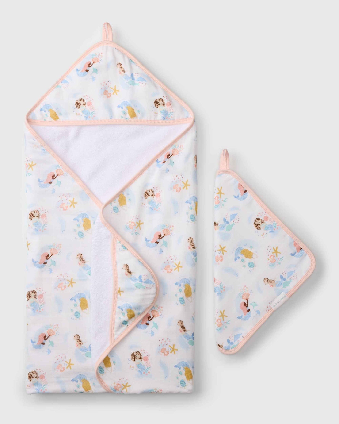 Hooded Towel Set - Mermaids