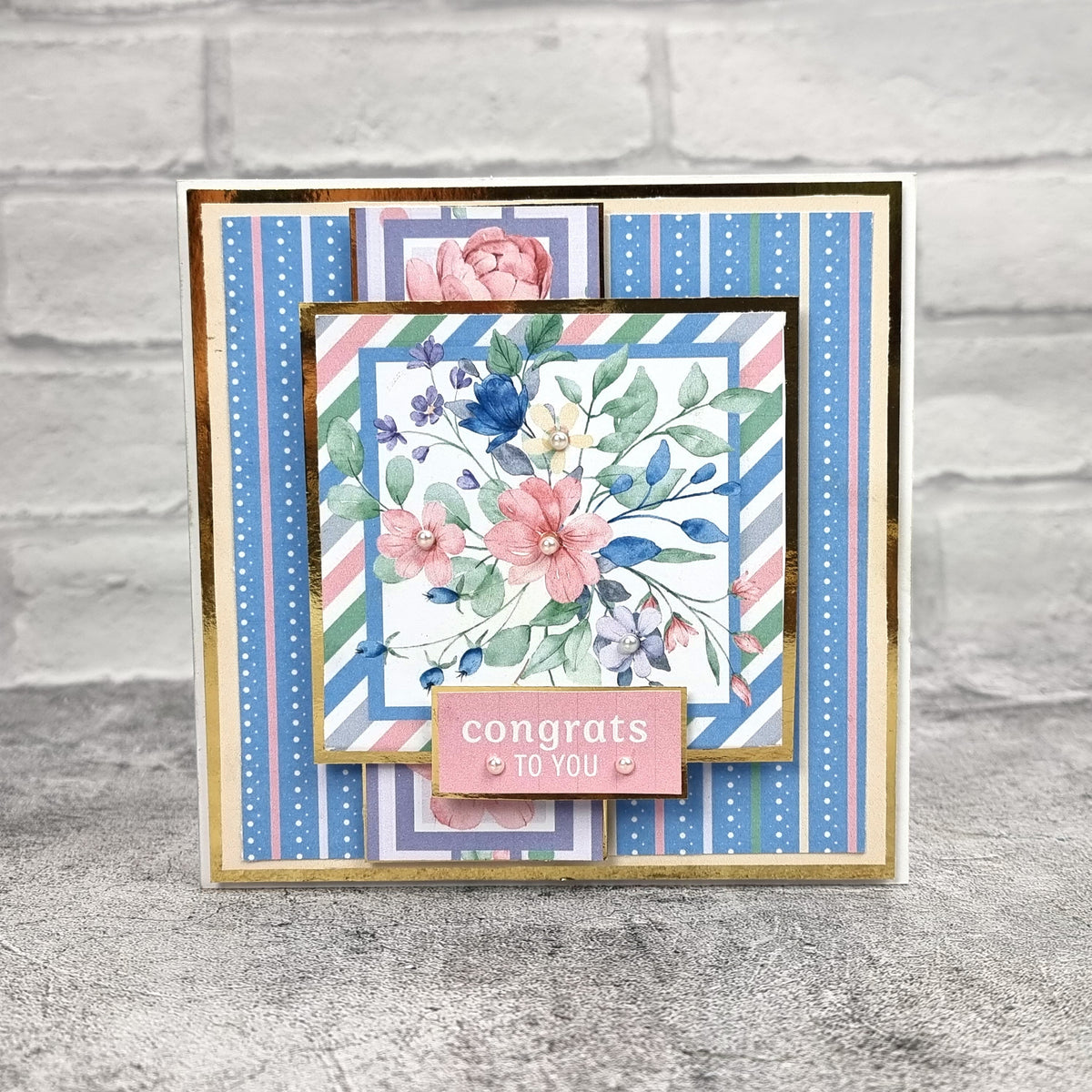The Paper Boutique Sunny Gardens 8 in x 8 in Paper Kit Pad