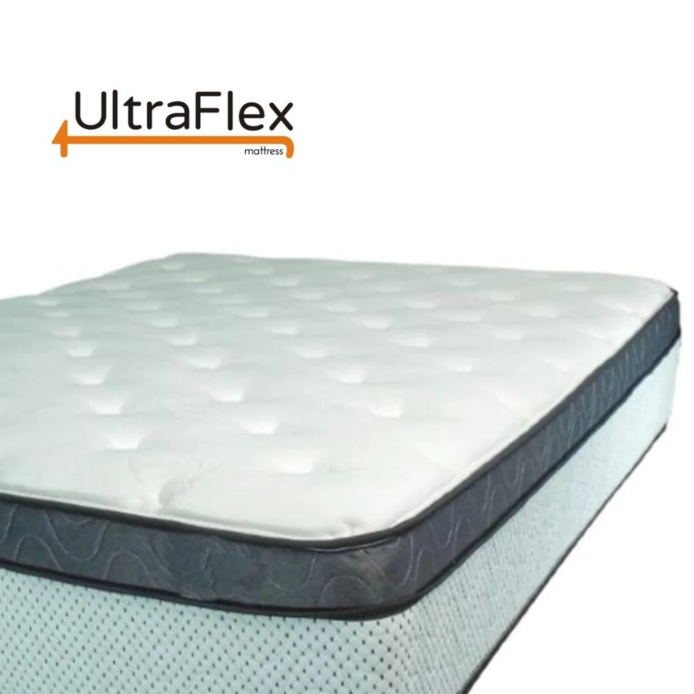 UltraFlex® EUPHORIA 14" Orthopedic Eurotop Pocket Coil Foam Encased Eco-friendly Hybrid Mattress (Made in Canada)
