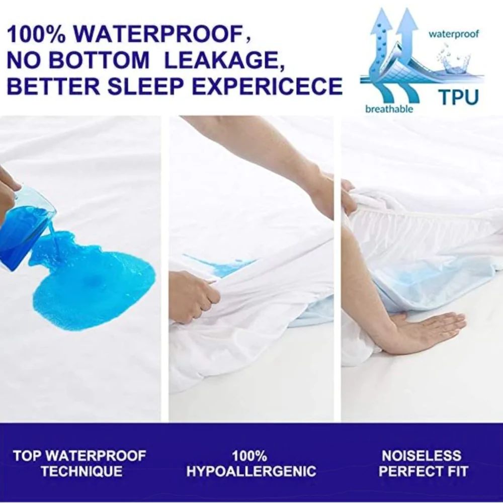 UltraFlex® INSPIRE PLUS Orthopädische Luxus-Gedächtnisgel-Schaumstoffmatratze, optimaler Komfort, atmungsaktiv, umweltfreundlich mit wasserdichtem Matratzenschoner (Hergestellt in Kanada)
