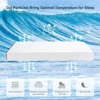 UltraFlex® PURITY - Mattress and BoxSpring Set  Spinal Care Orthopedic Cool Gel, Pressure Relief Foam Encased, Multiple spinal Posture Support, LowMotion Transfer quilting, Natural Foam Blend, Comfort+, Eco-Friendly Mattress (Made in Canada)