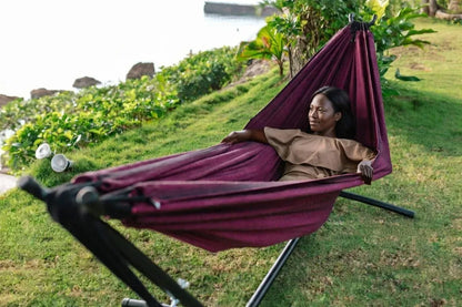 Hochwertige Hängematte im brasilianischen Stil mit Universalständer