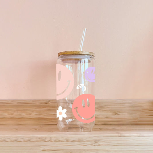 Boho glass - smiley MÖMY x Plumes et papier stationery