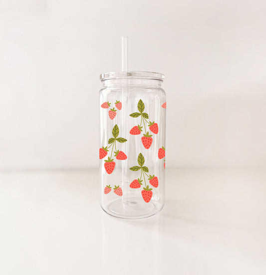 Plastikbecher - Quebecer Erdbeeren