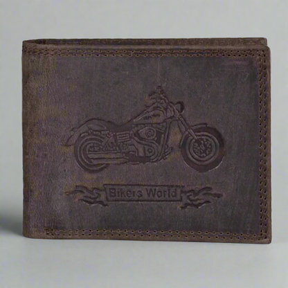 Viceroy Men's Bike Embossed Leather Wallet