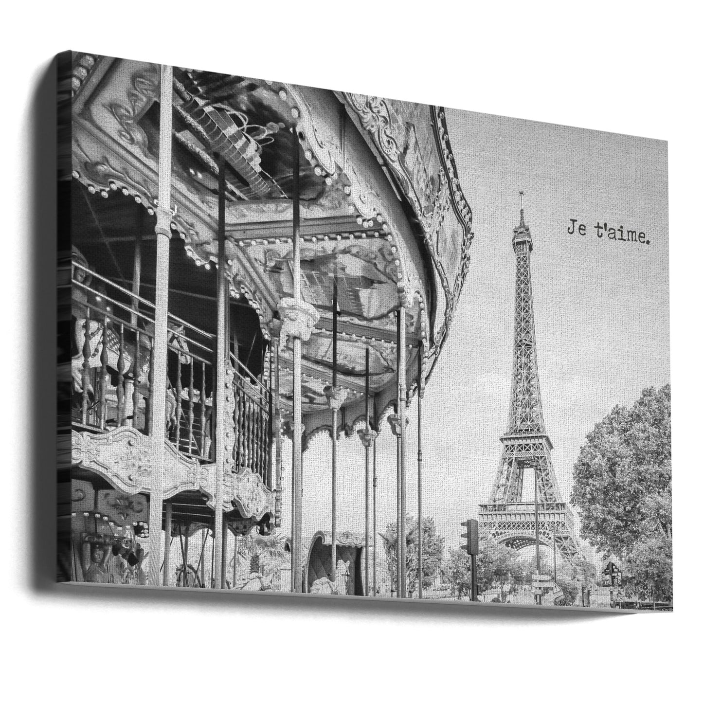 Wandbild Je t’aime - Paris
