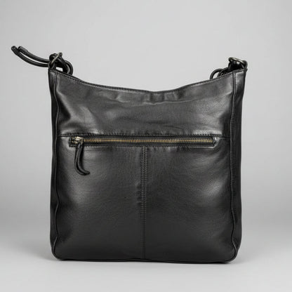 MET Women's Leather Crossbody Bag with Knotted Strap
