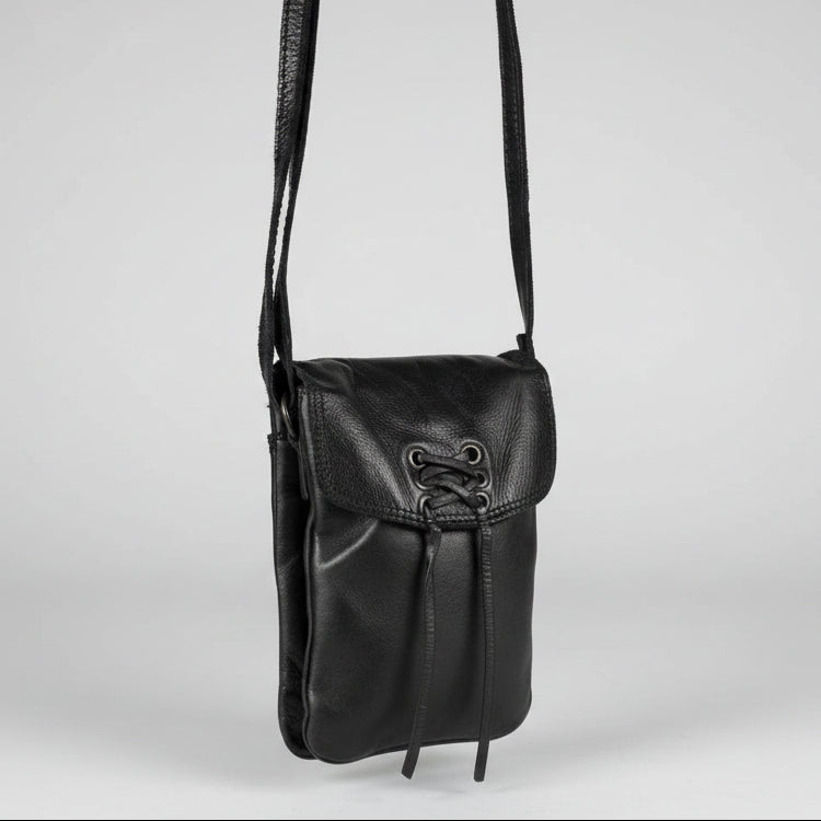 MET Leather Crossbody Phone Bag