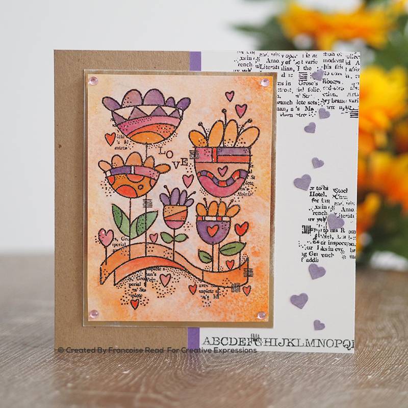 Woodware Clear Singles Additions 4 in x 6 in Stamp