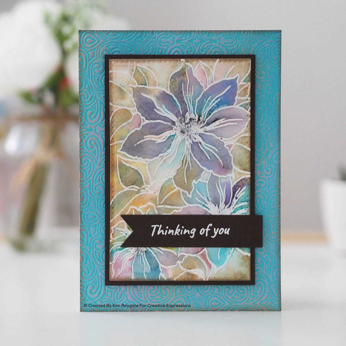 Woodware Clear Singles Letting Go 4 in x 6 in Stamp