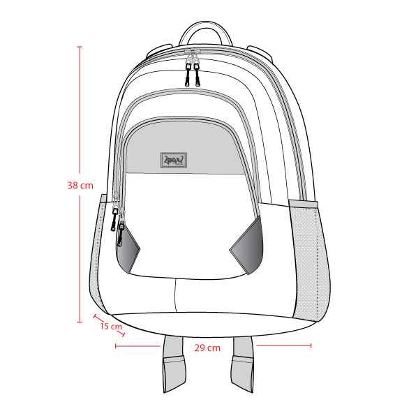 Little Kids Backpack Blue Printed Dinos