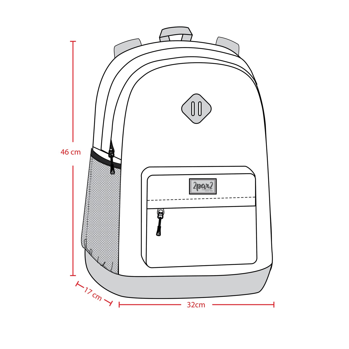 Kids Backpack Blue And Grey Camouflage