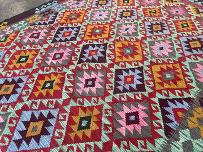 Afghan Maimana Kilim Rug | 5' 5" x 7' 3"