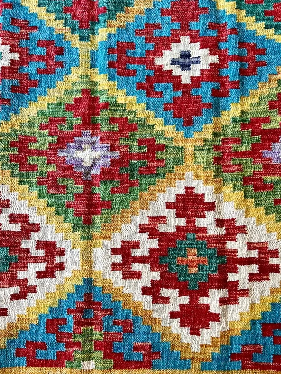 Afghan Maymana Kelim Teppich | 244 x 175 cm