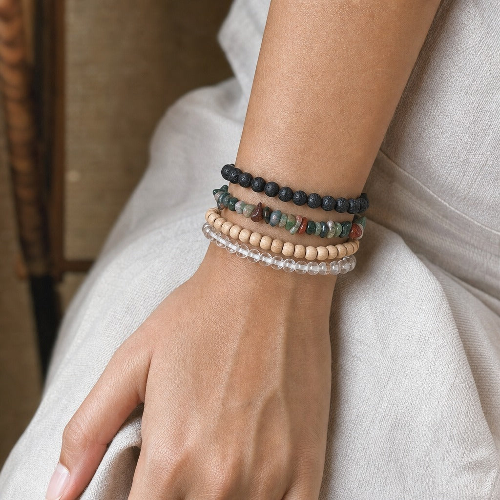 Agate India Chip Bracelet