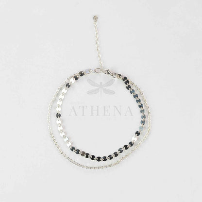 Layering Disc Chain Anklet