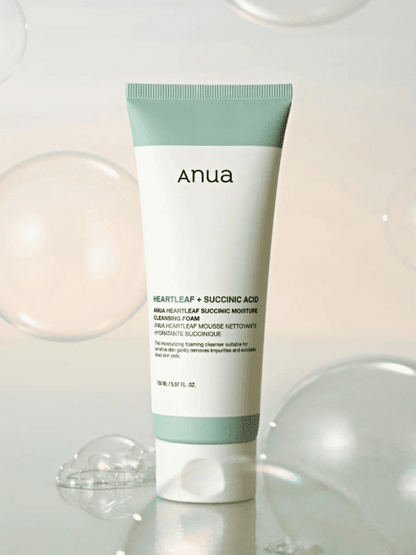 Anua Heartleaf Succinic Moisture Cleansing Foam 150ml