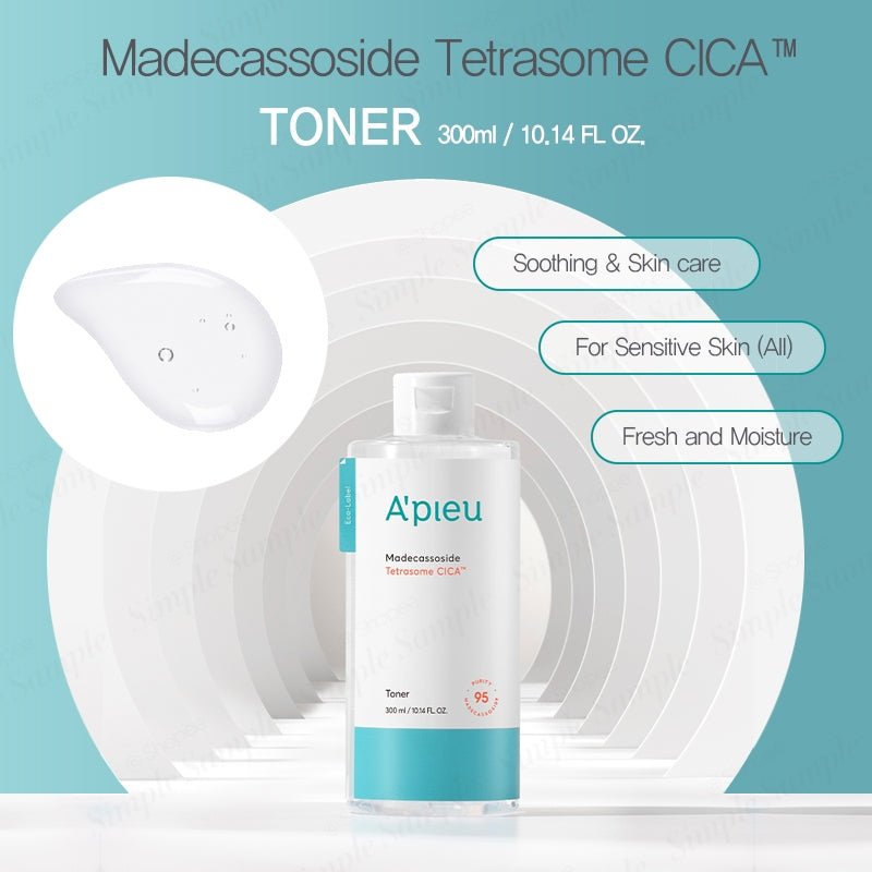 APIEU Madecassoside Tetrasome Cica Toner 300ml