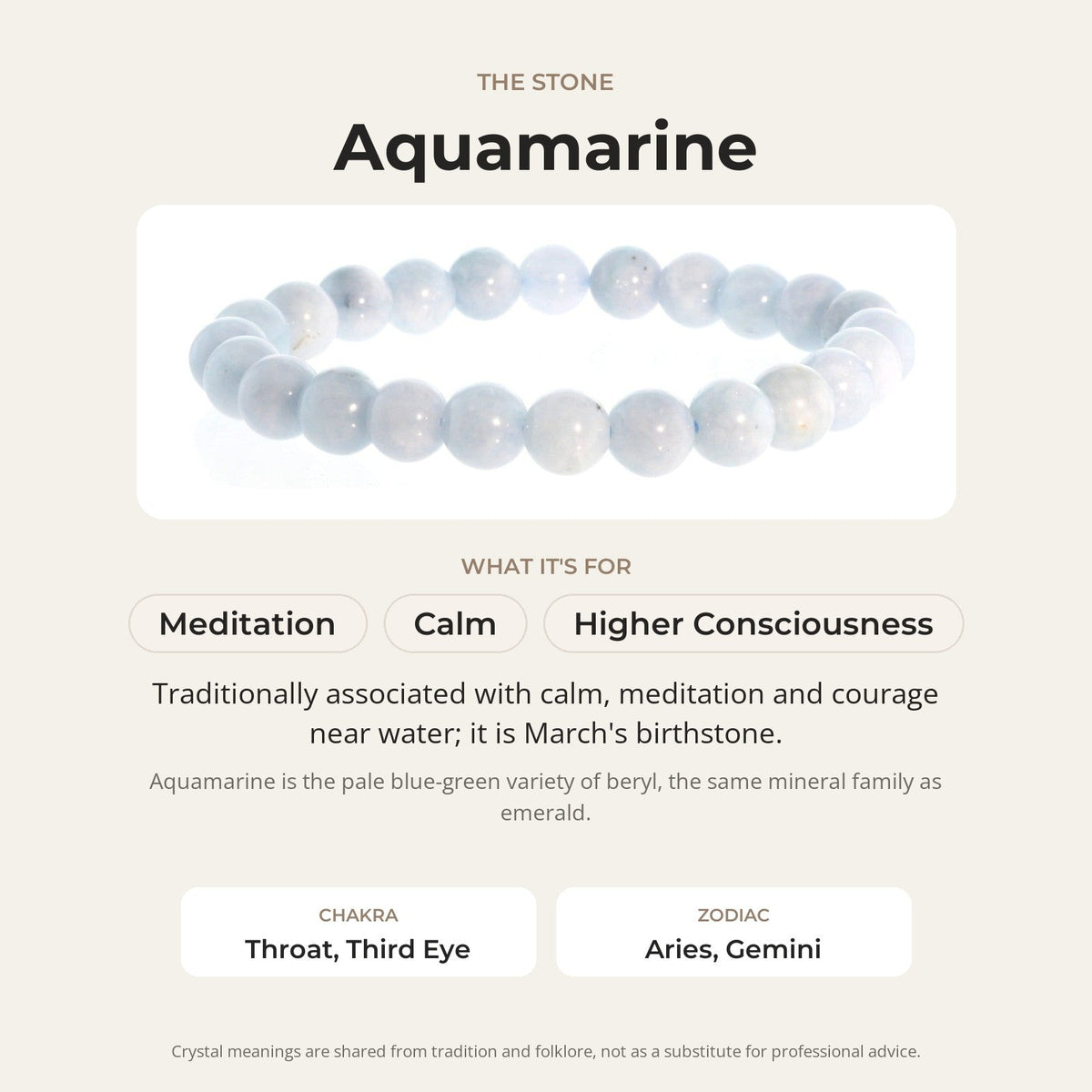 Aquamarine A Bracelet