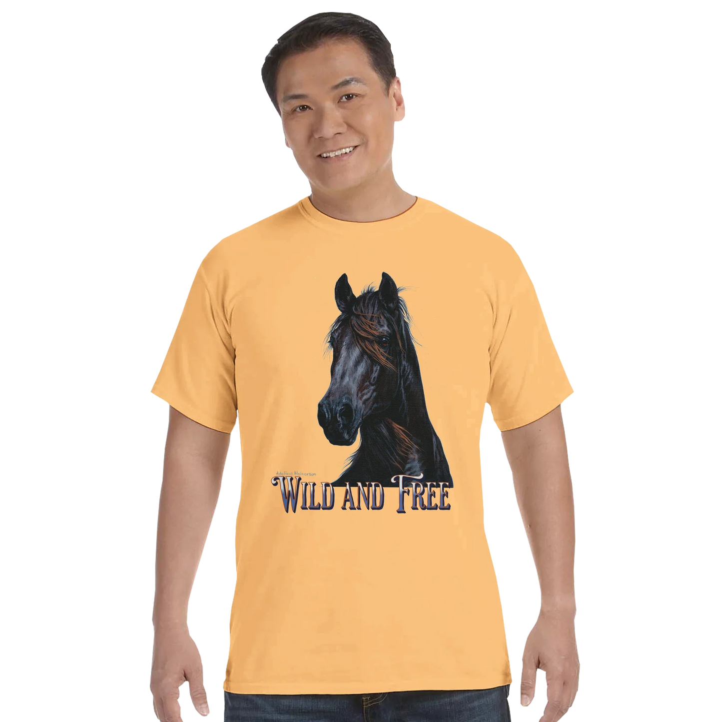 Wild and Free Comfort Colors Unisex Tee – 100% Cotton