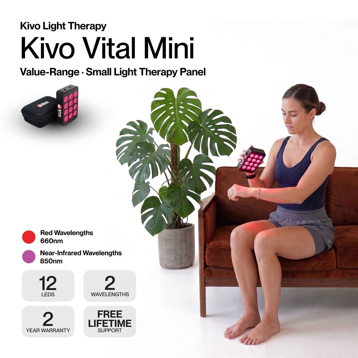 Kivo Wellness Bundle: 300 Series + Mini + Face/Neck/Chest + Googles
