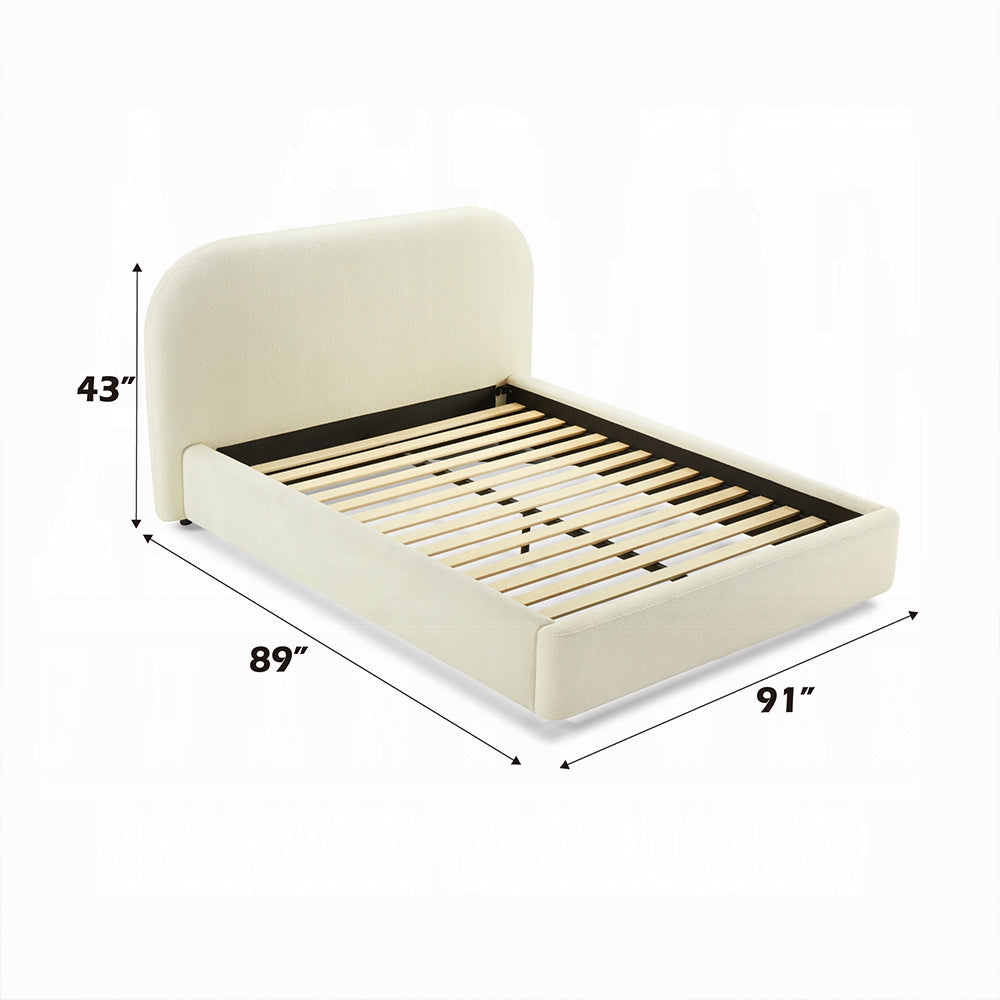 Urban Upholstered Platform Bed - Beige