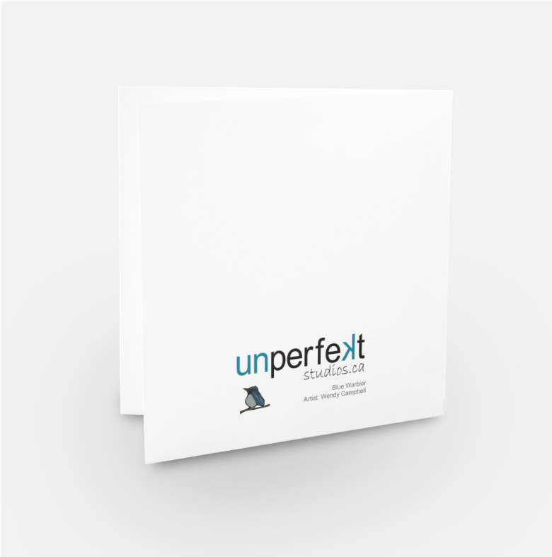 Greeting Card - Blue Warbler