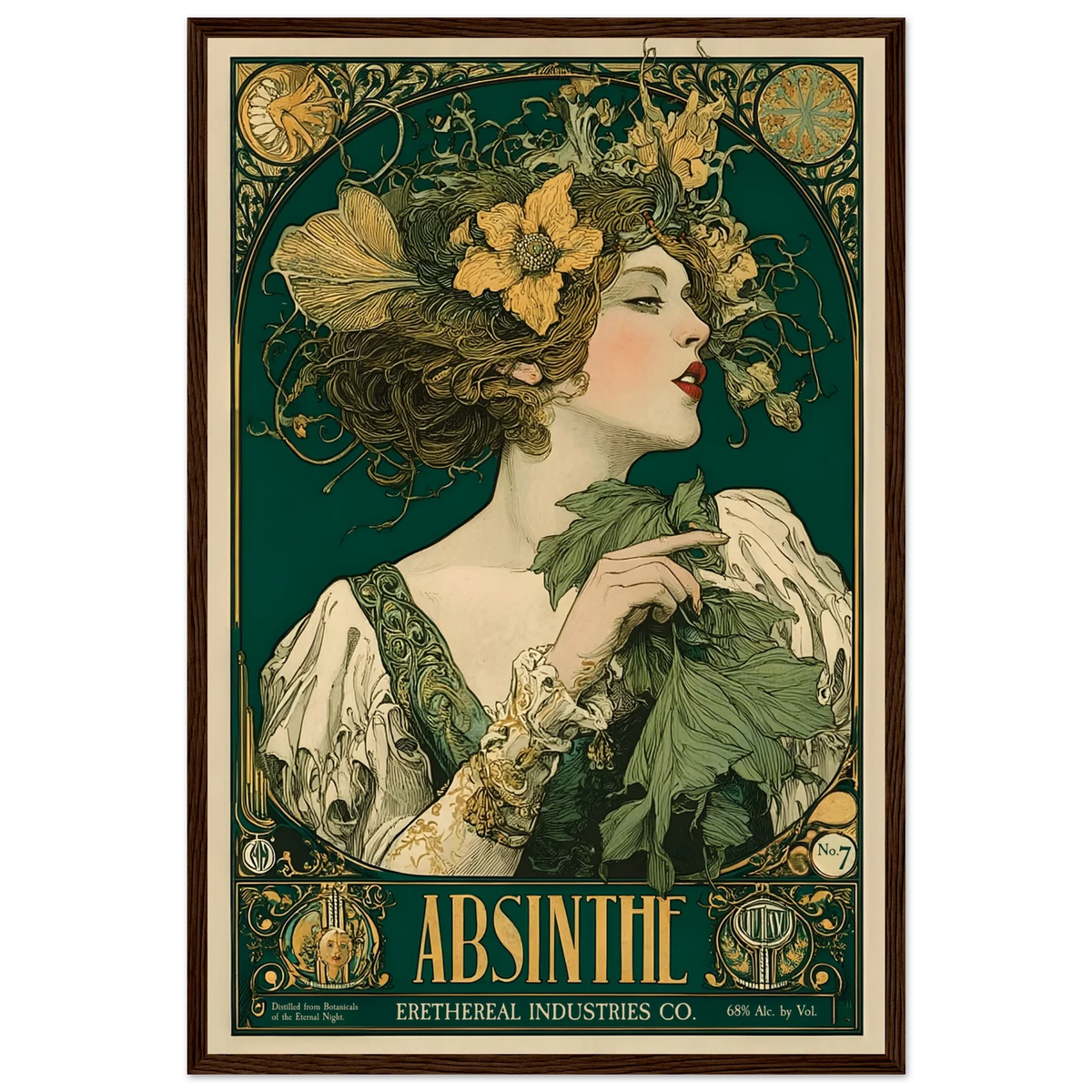 L’Absinthe d’Ombre - Poster & Framed Print